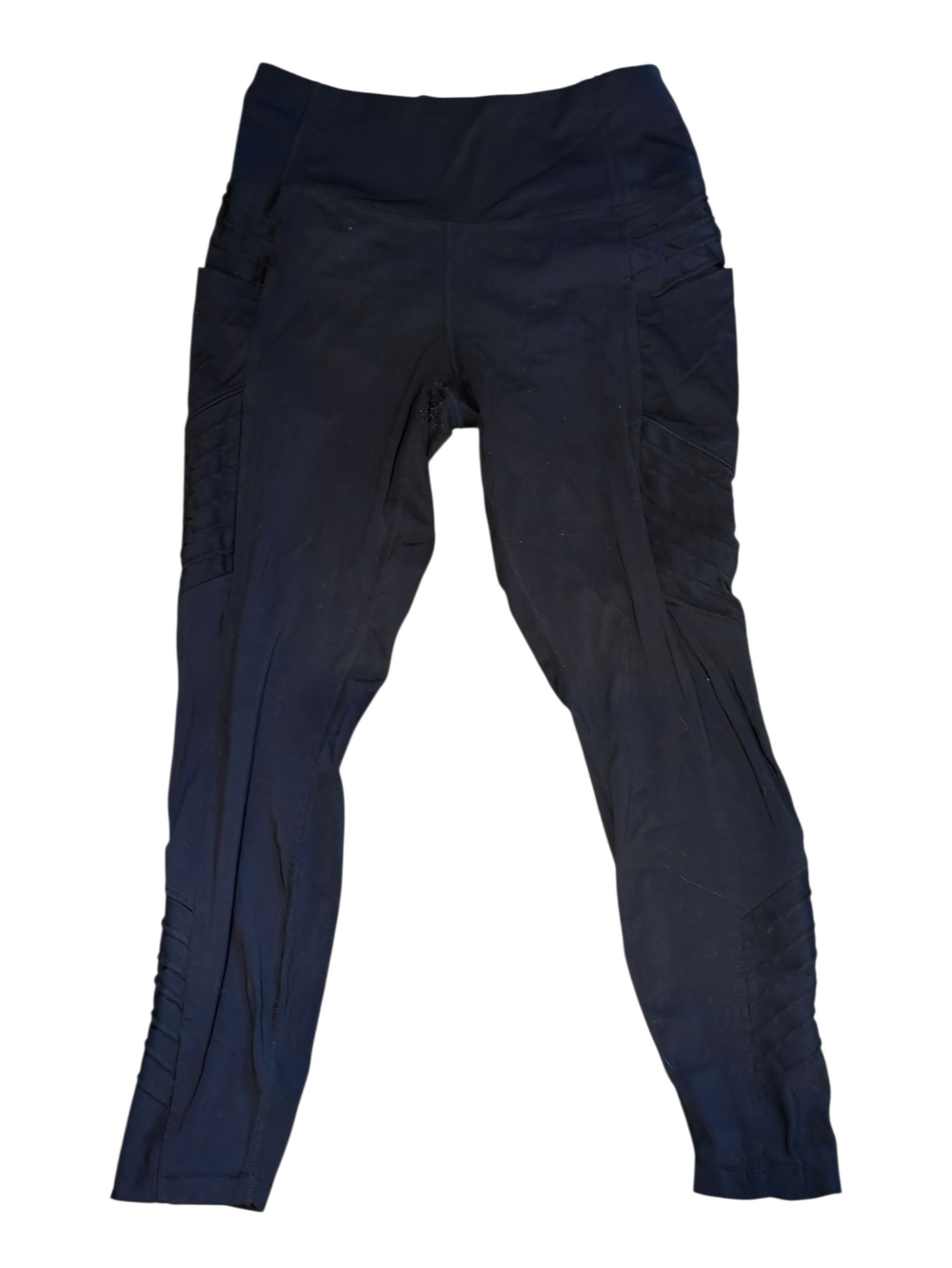 Women’s Black High-Waist Leggings with Side Pockets